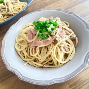 ゆかりの作ってみた!投稿(料理人夫が作った『悶絶バター醤油パスタ』)