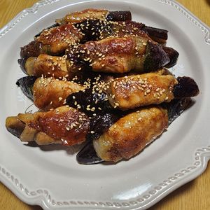 ナムディの作ってみた!投稿(簡単なのに絶品♪なすの青じそ肉巻き【週末の作りおきおかず】)