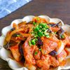ブロック肉で食べ応え抜群！なすと豚肉のスタミナピリ辛炒めの工程5