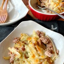 ボリューム満点☆ひき肉と
じゃがいものチーズ焼き