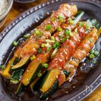 【子供も大人もみんな喜ぶ】定番の甘辛味で☆肉巻きズッキーニ