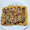 ふうかの作ってみた!投稿(包丁使わない【簡単お好み焼き】)