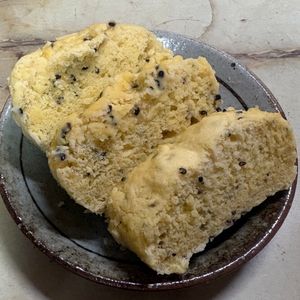 チョビの助の作ってみた!投稿(爆速！豆腐と米粉のレンジ蒸しパン)