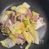 10分で完成!やみつき【豚バラ白菜のうま塩卵炒め】の工程3