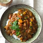 夏野菜たっぷり！至福のえびカレー