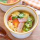 【おくらとトマトの洋風たまごスープ】3色の簡単スープ♡