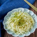 食感がクセになる！じゃがいもののり塩サラダ