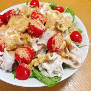 し☆の作ってみた!投稿(【和風ごまだれ冷しゃぶうどん】暑さを吹き飛ばす！！)