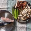 1人分を電子レンジで【豆腐と魚のちり蒸し】白だしだけで絶品♪の工程1