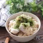 ホクホクねっとり旨ウマ♡里芋ののり塩ガーリック炊き込みご飯