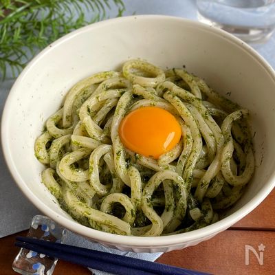 簡単5分！仕事帰りでも作れる「のりたまうどん」