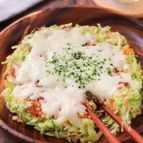 【冷凍作り置き】キャベツたっぷり！明太子チーズお好み焼き