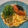 楽ラク手抜キッチン🐶🐾の作ってみた!投稿(【おかか明太子のレンチンパスタ】レンジで一発！和えるだけ！)