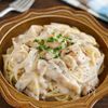 濃厚♡鶏肉と舞茸のクリームパスタの工程6