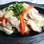 塩麹でしっとり柔らか！鶏ささみとキャベツ炒め