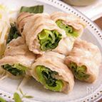 小松菜の豚巻き韓国風味噌ダレ『すぐでき低糖質♪』