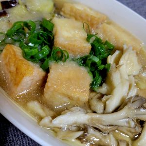 ヴェルの作ってみた!投稿(厚揚げと茄子のとろとろみぞれ煮)