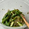 【オクラとめかぶの和え物】夏に備える栄養副菜の工程2