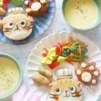 かわいすぎる♡にゃでぃあハンバーグ
