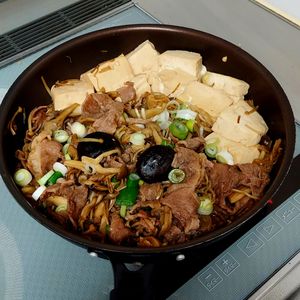 ひろりんの作ってみた!投稿(誕生。秋の神レシピ「きのこのすき焼き風」)