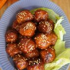 お弁当にも夕飯にも！
甘くておいしい肉団子の甘酢あん