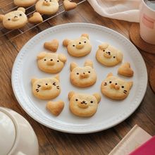 卵バターなし☆簡単かわいい動物クッキー。