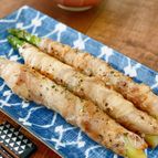 【あっさり塩こしょうで！】アスパラガス豚肉巻き