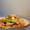 788570の作ってみた!投稿(とろふわ卵と豚肉とアスパラの甘辛炒め)
