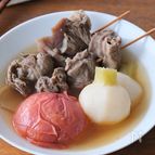 【煮込み時間最小限！】ぷるぷる牛すじとトマトの関西風おでん