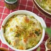 カリカリ食感が美味しい!【チキンのクリーミーバジルドリア】