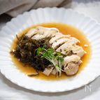 【材料3つ！】レンジで鶏ももの塩こんぶ酒蒸し