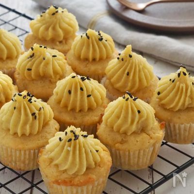 しっとり軽～い♪スイートポテトマフィン