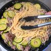 【ズッキーニの白いボロネーゼ】ワンパンで簡単！ごちそうパスタの工程6