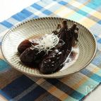 【無水調理】茄子の蒸し煮　葛餡仕立て
