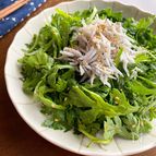 春菊としらすの柚子胡椒ポン酢和え