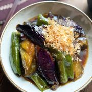 味がしみしみ！なすとピーマンの甘辛煮