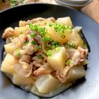 時短おかず【味しみしみとろとろ大根と豚肉のダシあんかけ】