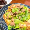 かさやの作ってみた!投稿(ご飯もお酒もすすむ♪『春キャベツと厚揚げのしょうが味噌炒め』)