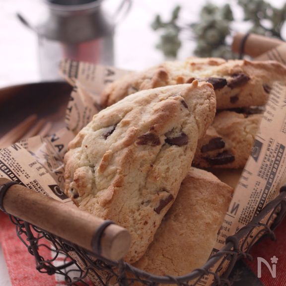 簡単チョコスコーン＊思い立ったらすぐ出来る＊HM使用〜