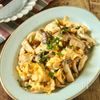 ぱぱっとやみつきおかず♪きのこスクランブルエッグ