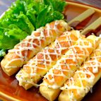 トースターまかせで簡単【豆腐バーのマヨがけチーズ焼き】