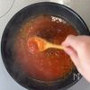 【出汁トマトのパリパリチキンソテー】の工程6