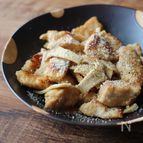チーズたっぷり！鶏胸肉とエリンギのレモンソテー