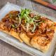 コスパ最強♩生姜焼きのせ豆腐ステーキ