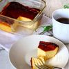 耐熱ガラス容器で作るバスクチーズケーキ
