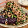 レンチン茄子が絶品《こってり♡肉味噌あん》