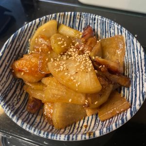 1057190の作ってみた!投稿(ワンパン10分！【鶏大根炒め】時短で味染み！ご飯がすすむ♩)