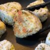 【 高菜チーズ焼きおにぎり 】外カリッ、中トロ！の工程3