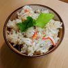 まゆのの作ってみた!投稿(【かに飯】具材を入れて炊くだけ簡単♪年末年始のごちそうに♡)