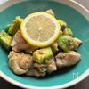 鶏モモ肉とアボカドの塩レモン炒めの工程6
